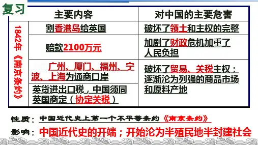 人教部编版八年级上册历史第2课 第二次鸦片战争(共15张PPT)