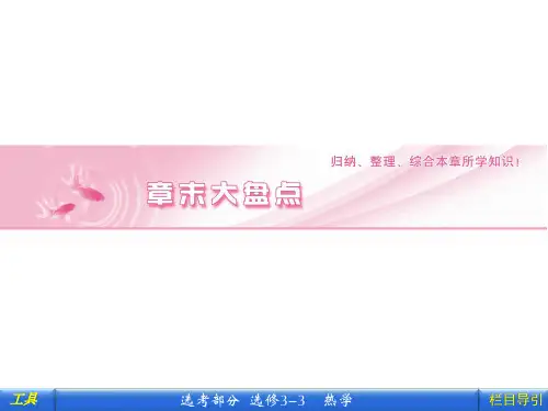 高中物理选修3-3章末