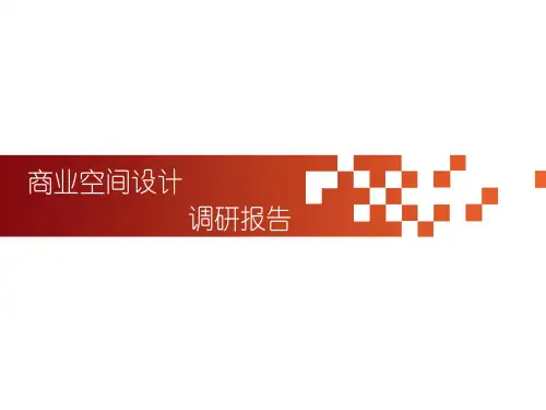 商业空间调研报告PPT课件