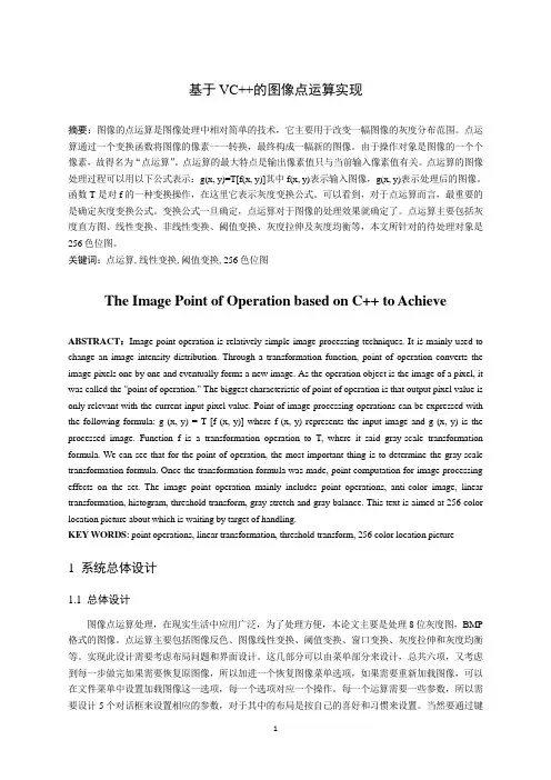 基于VC++的图像处理系统设计