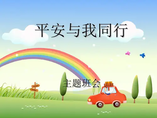 平安与我同行 主题班会