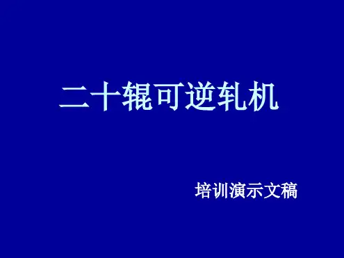 二十辊轧机
