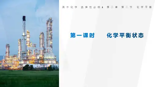 化学平衡状态 高二化学(人教版2019选择性必修1)