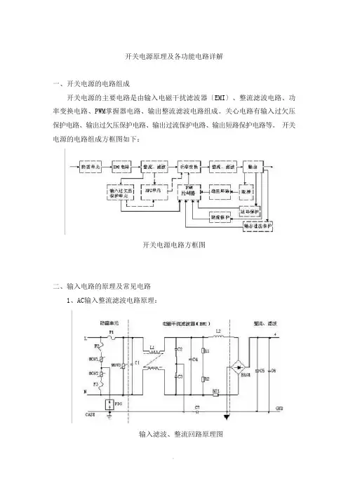 开关电源原理及各功能电路详解