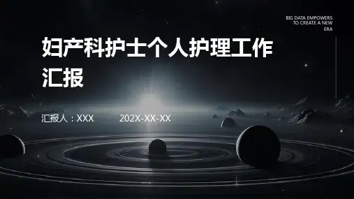 妇产科护士个人护理工作汇报PPT