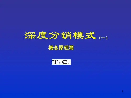 深度分销模式(一)概念原理篇