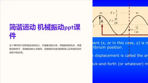 简谐运动 机械振动课件