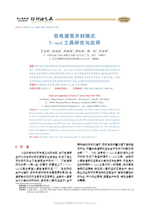 双电潜泵井封隔式Y-tool工具研究与应