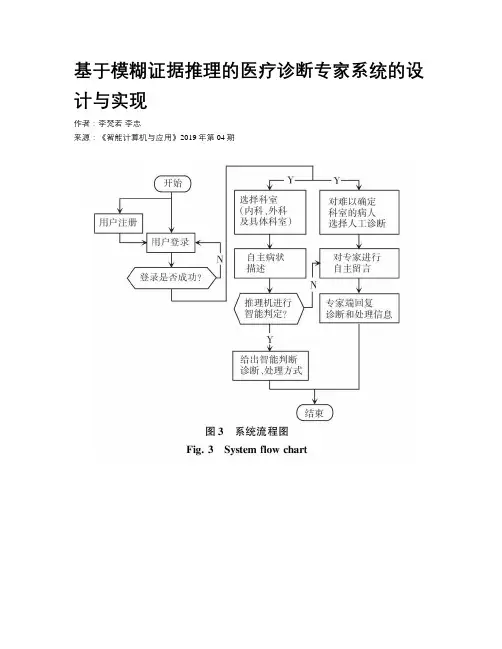 基于模糊证据推理的医疗诊断专家系统的设计与实现