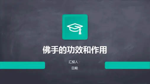 佛手的功效和作用