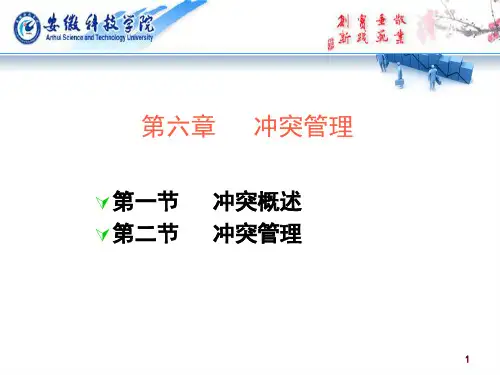 第六章 冲突管理