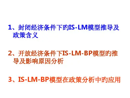IS-LM-BP讲义