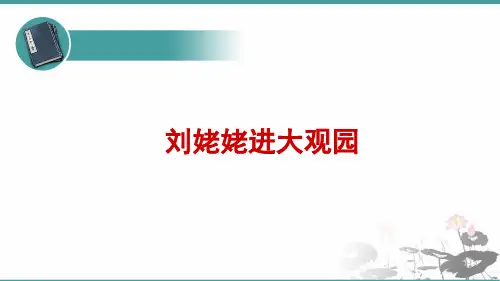人教部编版 语文九年级上册 第24课《刘姥姥进大观园》课件(21张PPT)