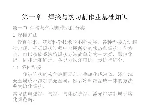 焊接与热切割作业基本知识