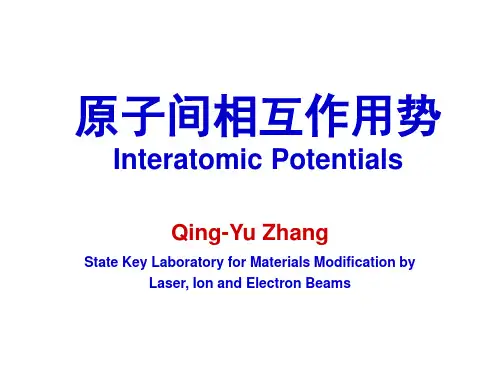 原子间相互作用势