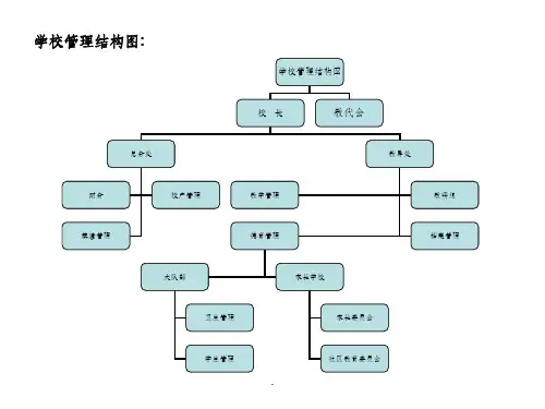 学校组织结构图