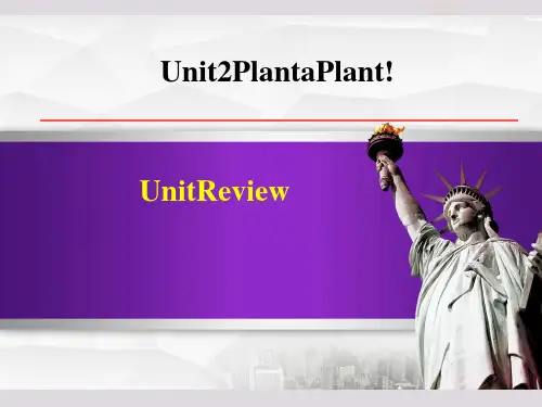 冀教版八年级下册英语 Unit 2 Review课件