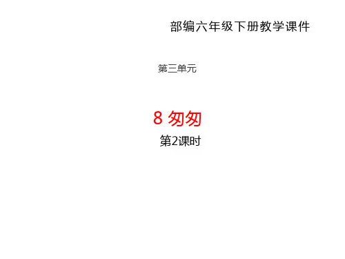 部编版匆匆ppt课件