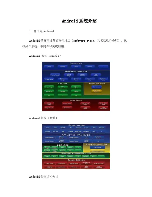 android系统介绍