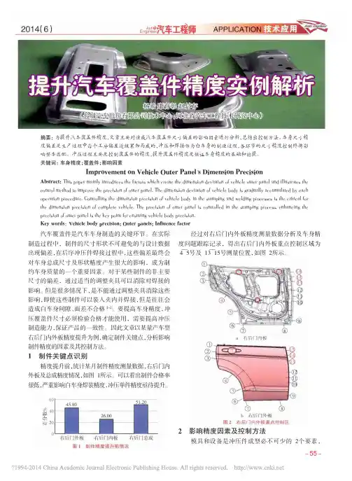 长城-提升汽车覆盖件精度实例解析