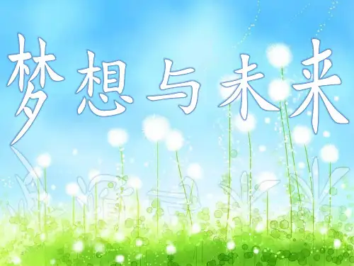 梦想与未来主题班会(共34张ppt)