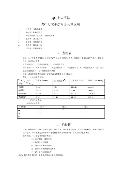 QC七大手法