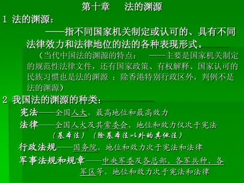 第十章 法的渊源11