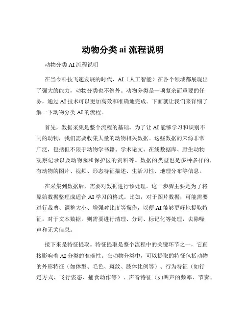动物分类ai 流程说明