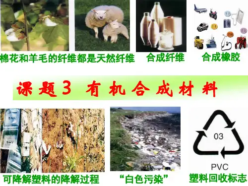 12.3 有机合成材料课件(共36张PPT)--2020-2021学年九年级化学人教版下册