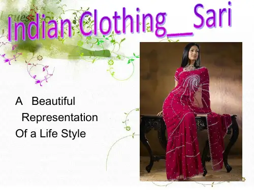 Indian Clothing——sari(印度服装——纱丽)