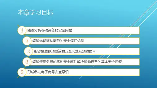 移动电子商务第6章移动商务安全管理