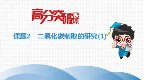二氧化碳制取的研究(1) 作业精品课件人教版九年级上册化学(11张)