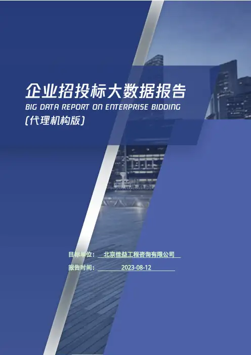 北京佳益工程咨询有限公司_企业报告(代理机构版)