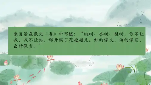 14.2《荷塘月色》 课件(共30张PPT)统编版高中语文必修上册