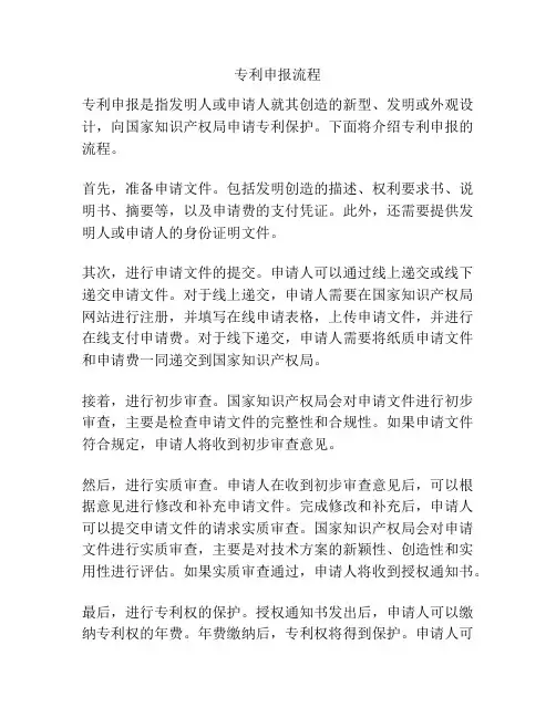 专利申报流程
