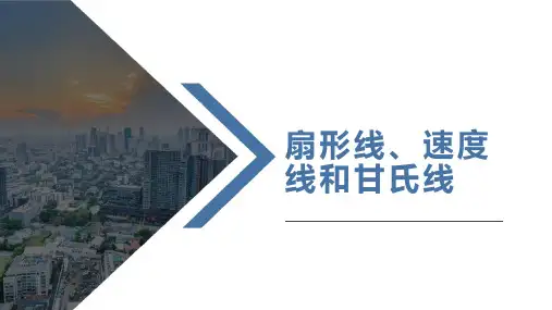 扇形线速度线甘氏线
