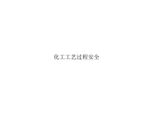 化工工艺过程安全ppt文档
