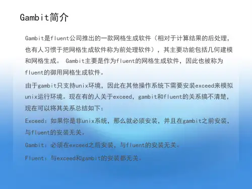 gambit简介及例子