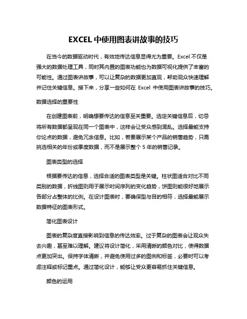 EXCEL中使用图表讲故事的技巧