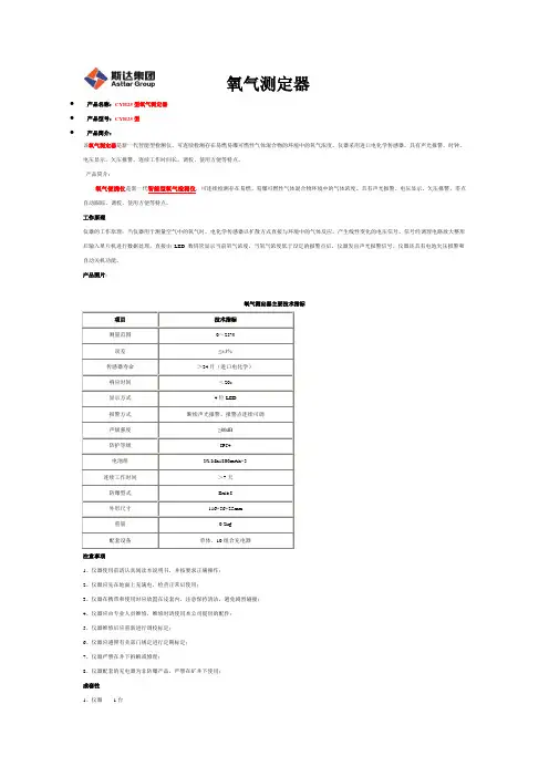 氧气测定器