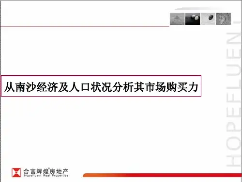 最新版 广州南沙房地产市场分析