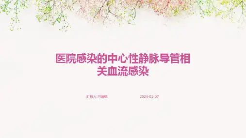 医院感染的中心性静脉导管相关血流感染