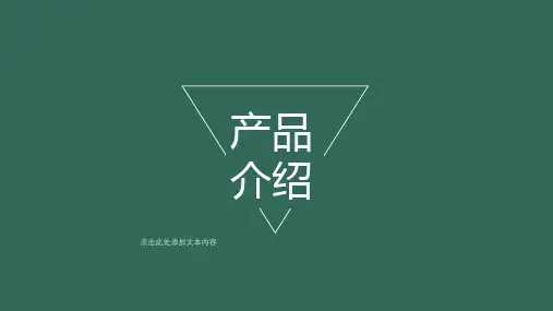 产品介绍PPT模板