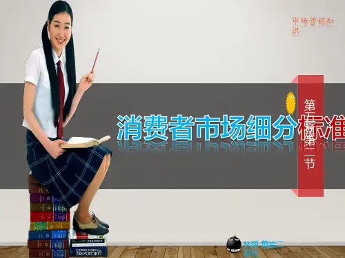 市场细分标准PPT