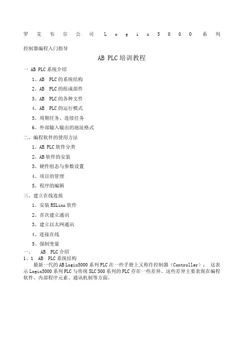 ABPLC_入门培训
