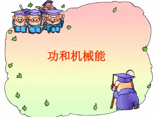 功和机械能复习