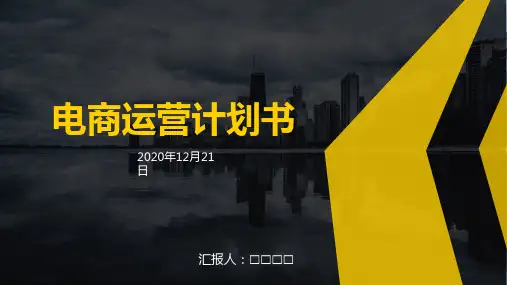电商运营计划书