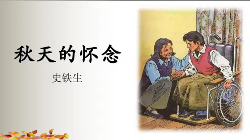 第5课《秋天的怀念》课件(共30张PPT)语文七年级上册