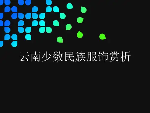 云南少数民族服饰赏析 18页PPT文档