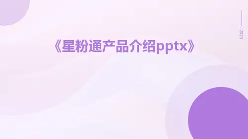 星粉通产品介绍pptx